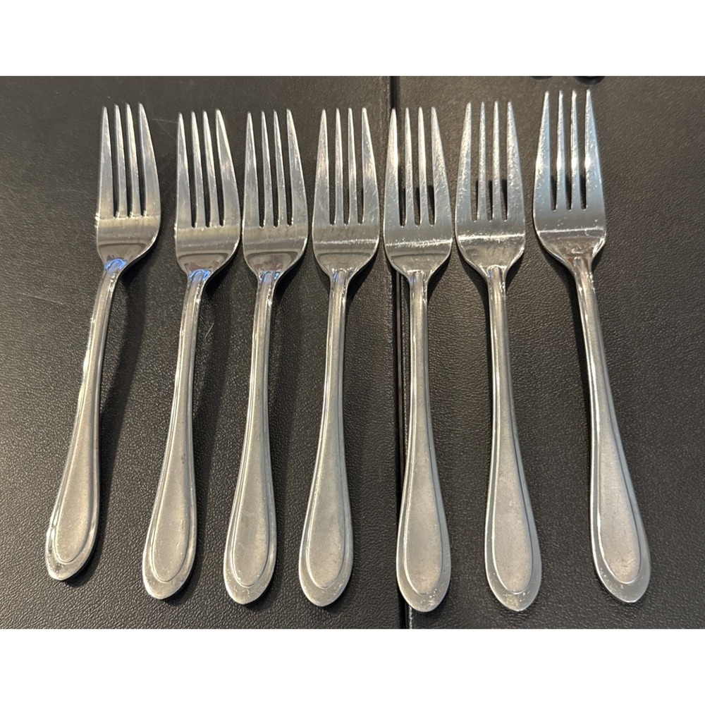 Oneida Joanne Dinner Forks Fork Stainless Steel Set Of 7